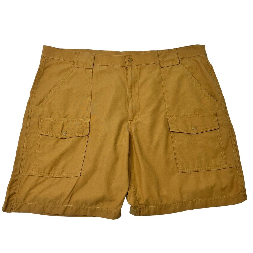 Woolrich Mens Cargo Shorts Size 44 Flat Front Style S3091 Wheat Hiking Outdoor